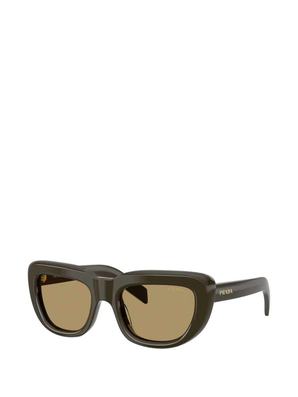 Prada Eyewear Zonnebril met cat-eye montuur Groen