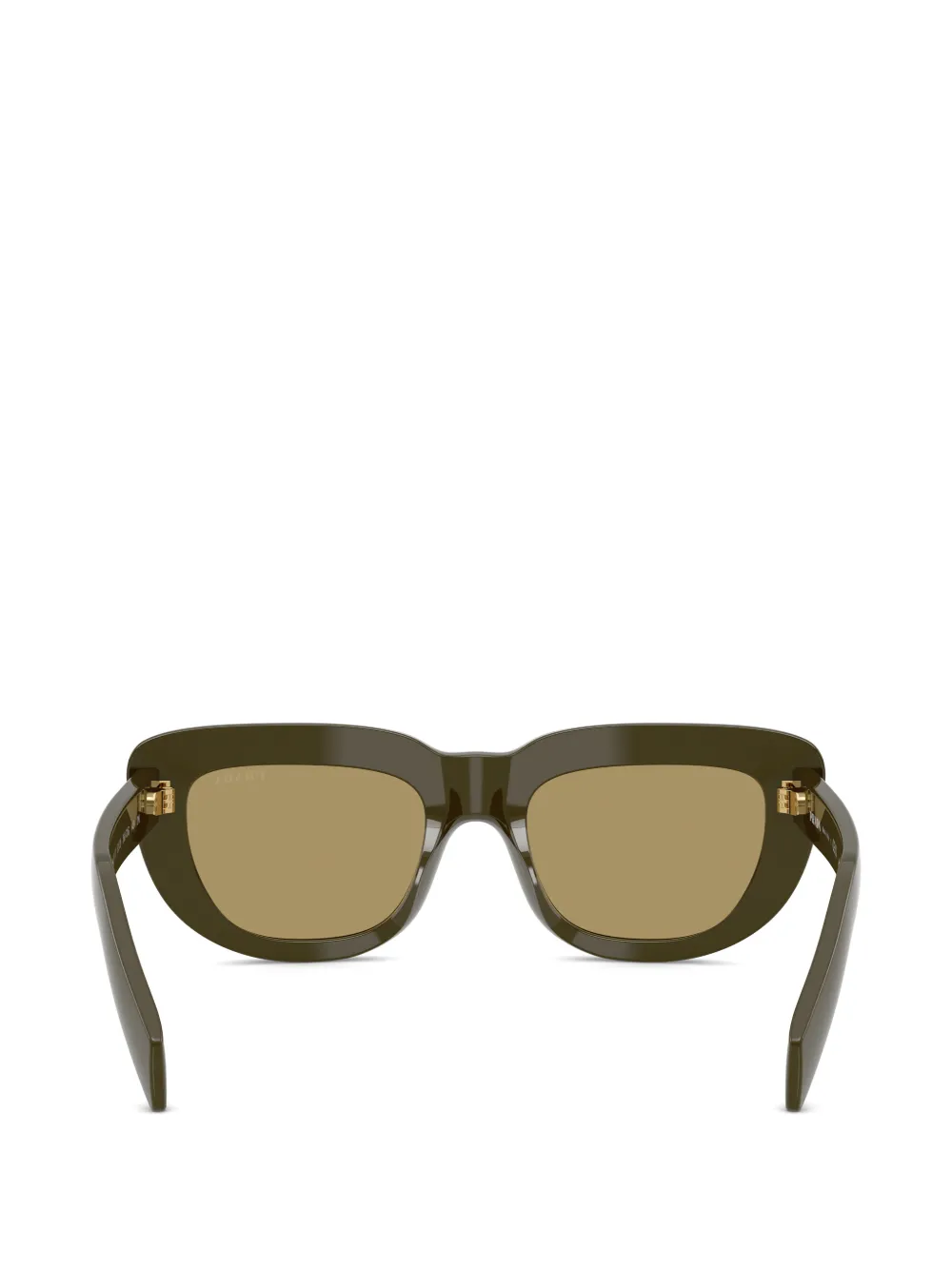 Prada Eyewear Zonnebril met cat-eye montuur Groen