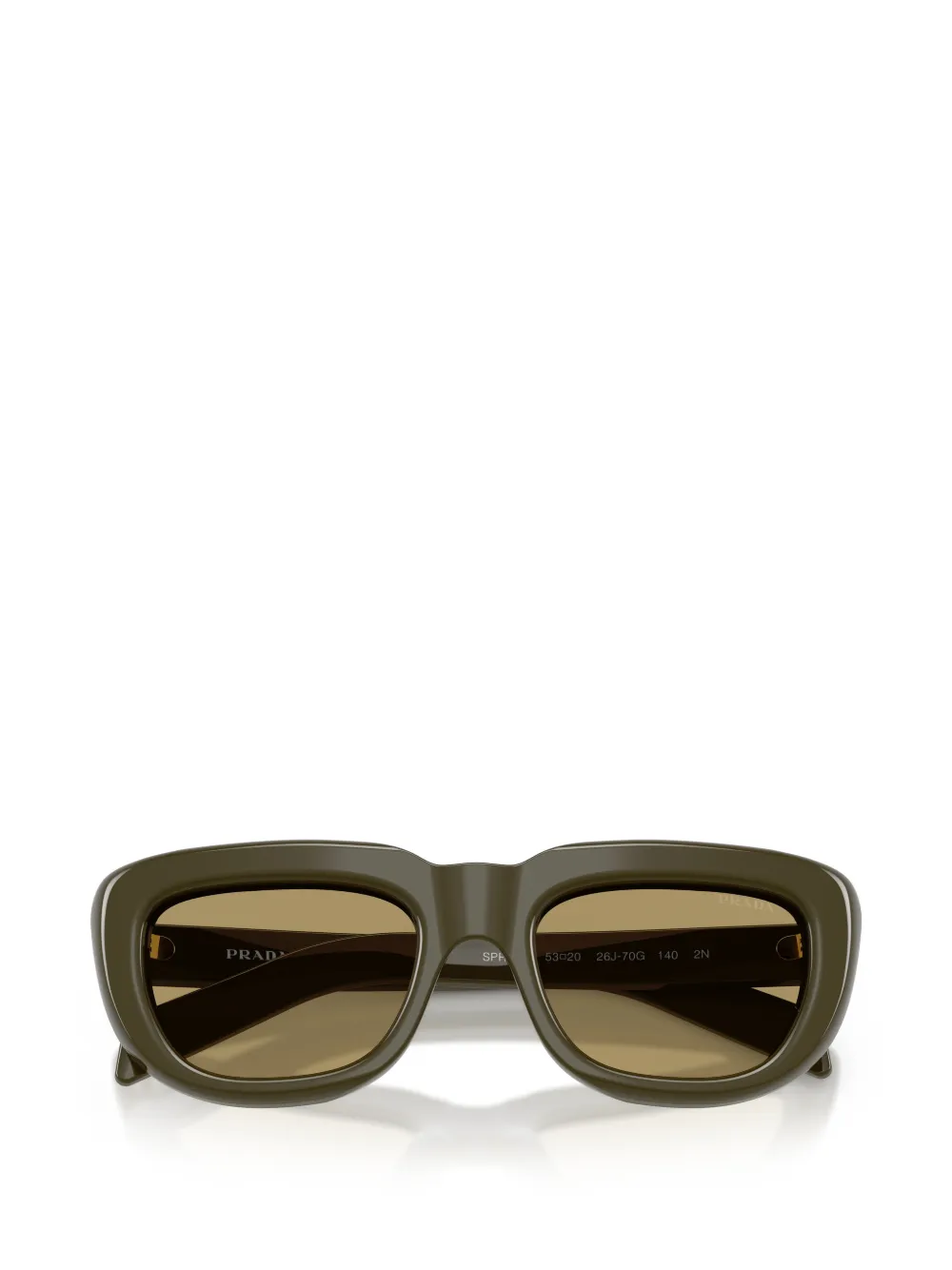Prada Eyewear Zonnebril met cat-eye montuur Groen
