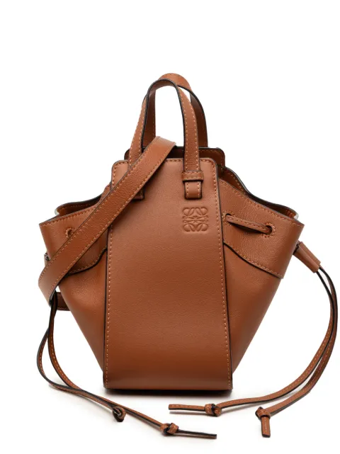 Loewe Pre-Owned 2022 Mini Leather Drawstring Hammock Bag satchel