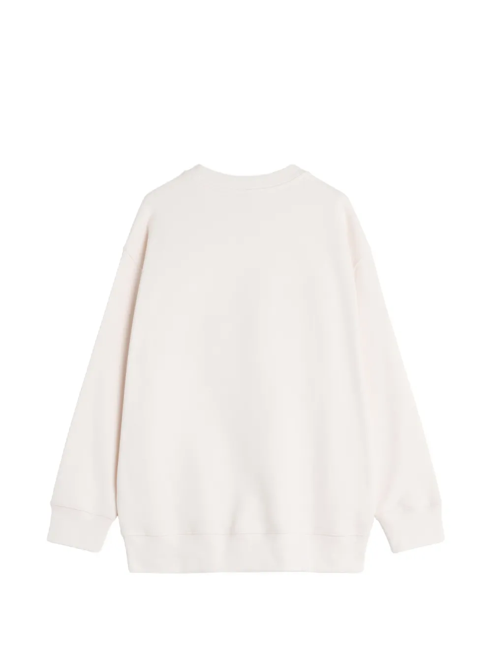Maison Kitsuné Sweater met vossenprint Beige
