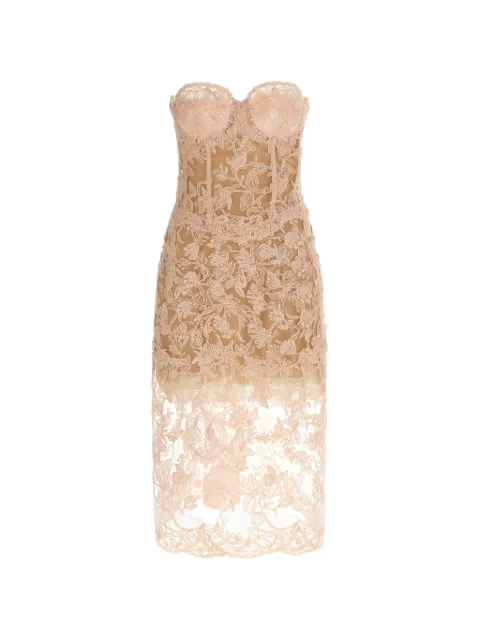 Ermanno Scervino strapless midi dress