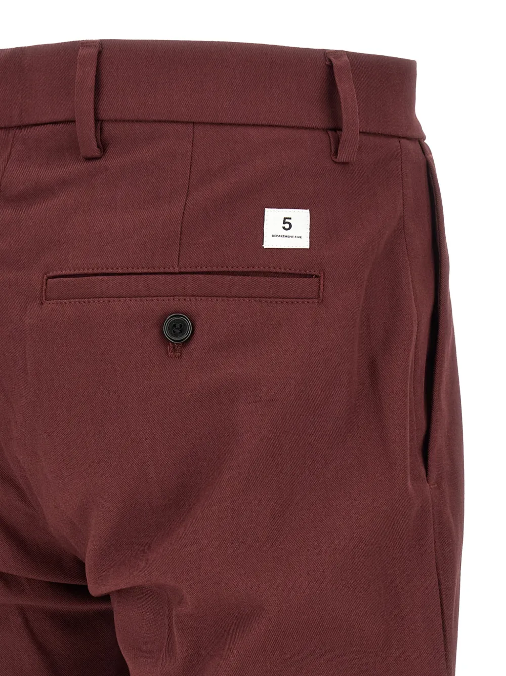 Department 5 Regular-fit chino Rood
