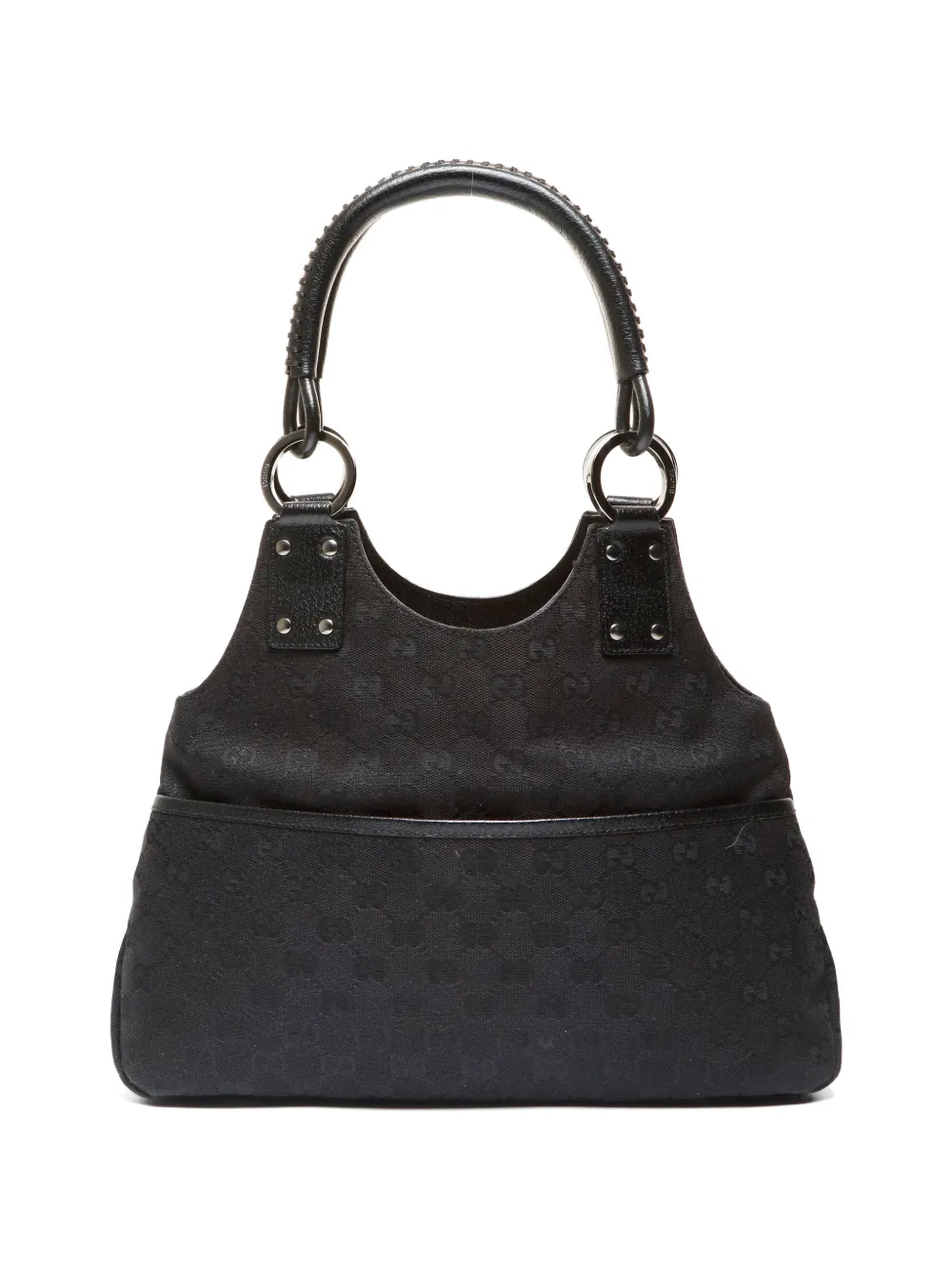 Gucci Pre-Owned 2000s GG Canvas shoulder bag - Black