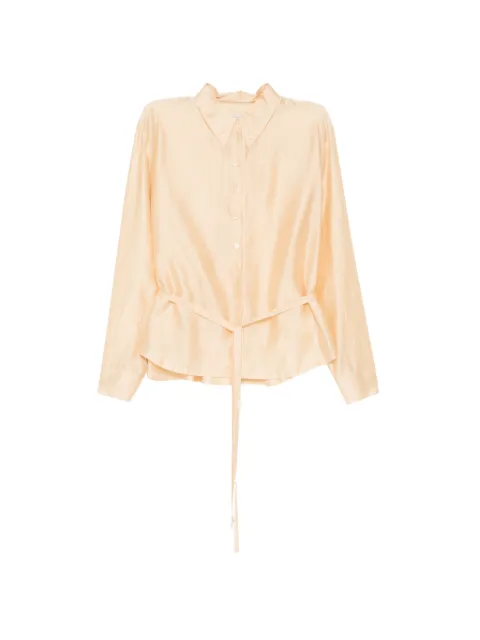 Low Classic shirred-back belted blouse