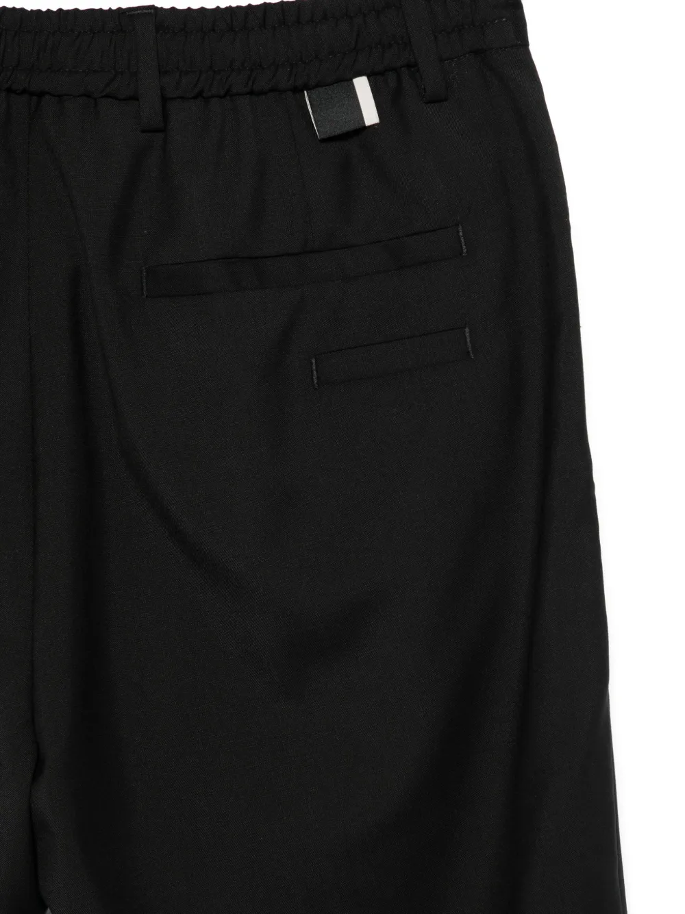 Low Brand Riviera geplooide broek Zwart
