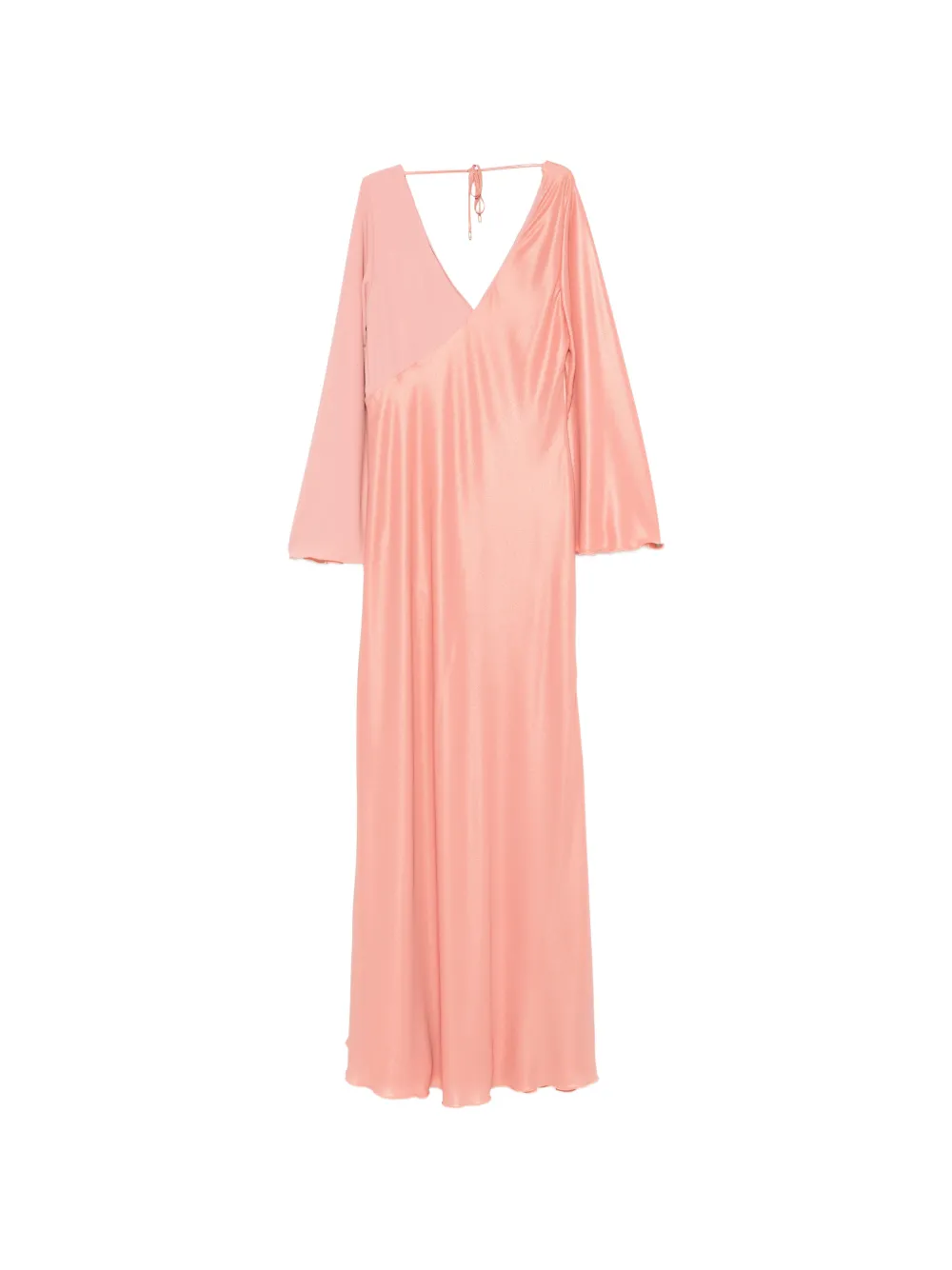 LE RJTANGE Maxi-jurk met V-hals Roze