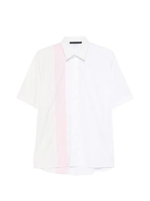 Low Brand striped-panel shirt