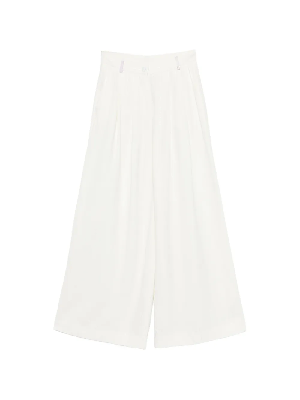 PUCCI Junior sequin-embellishment trousers - Bianco
