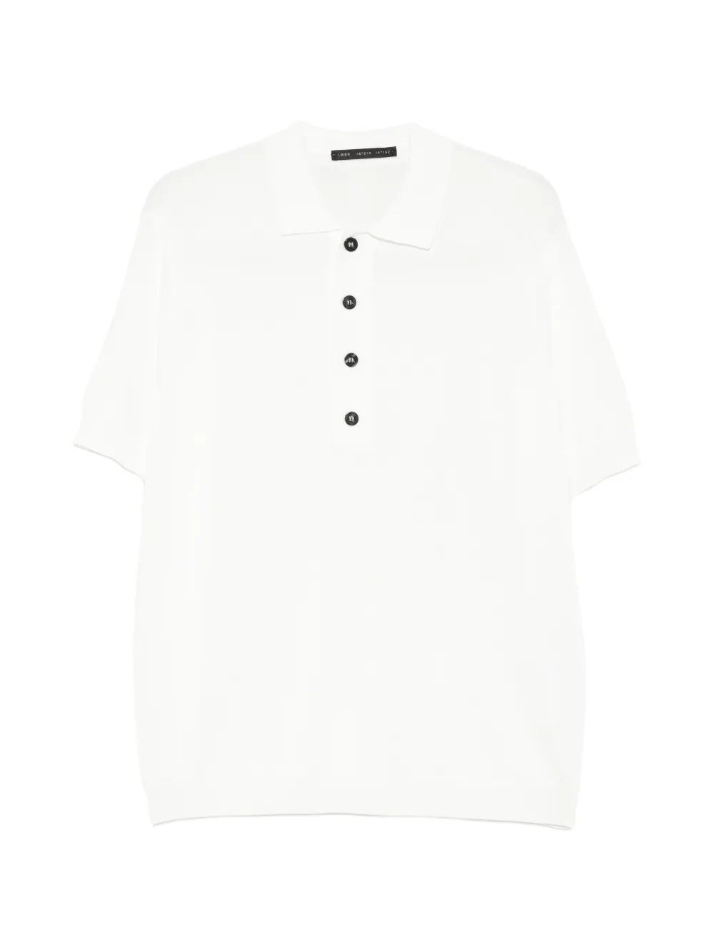 Low Brand buttoned polo shirt - Bianco