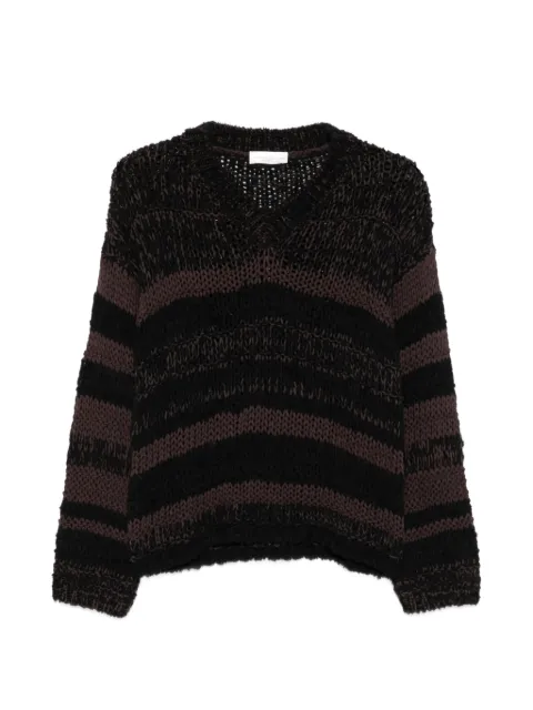 Roberto Collina striped chunky-knit sweater