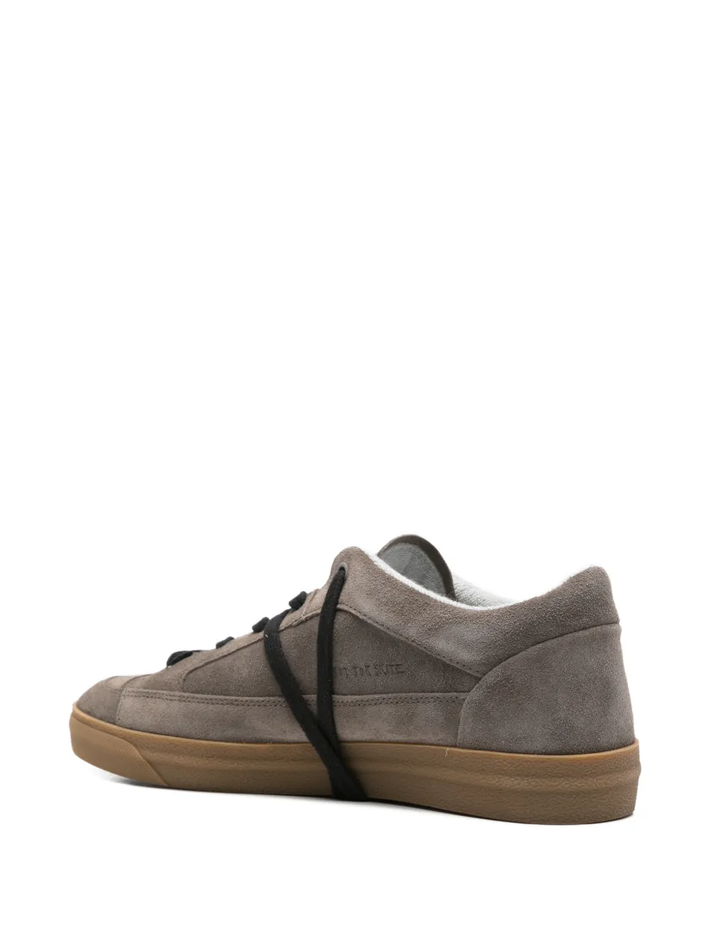 SANTHA Love Cut sneakers met franje Bruin