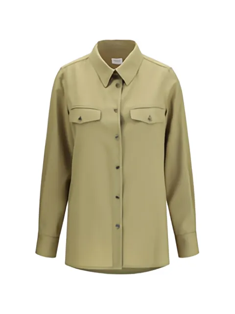 Cruna Claire flap-pockets shirt