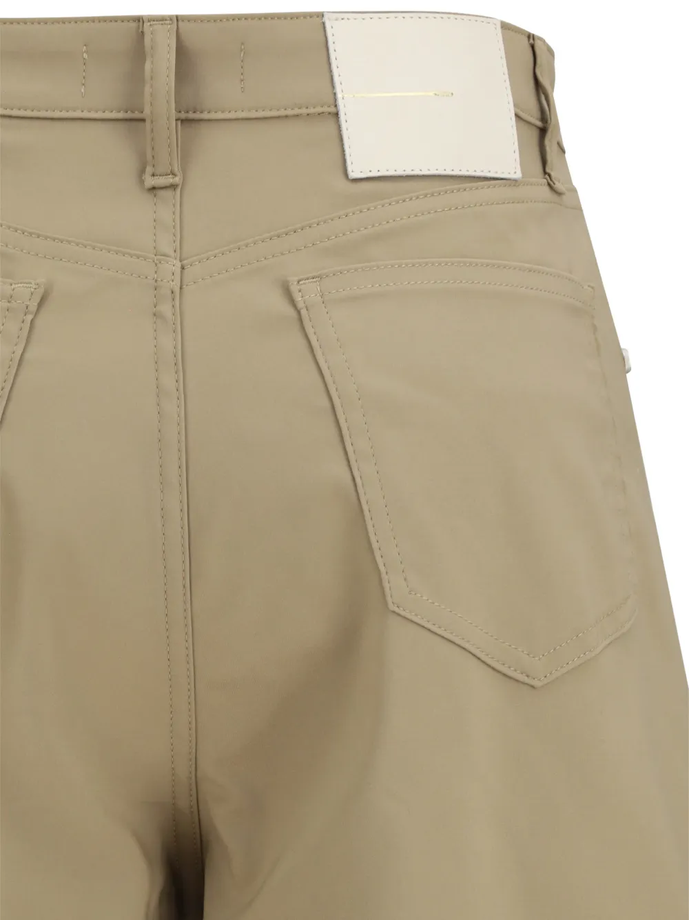 Cruna High waist broek Beige