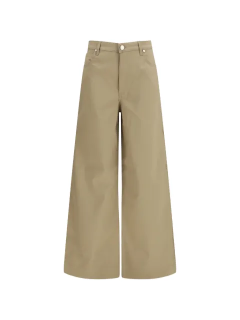 Cruna high-waist cotton trousers