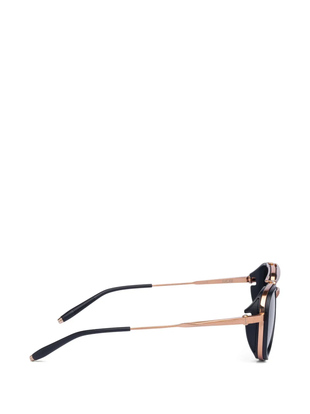  Akoni Spitzer Browline Sunglasses - Black 