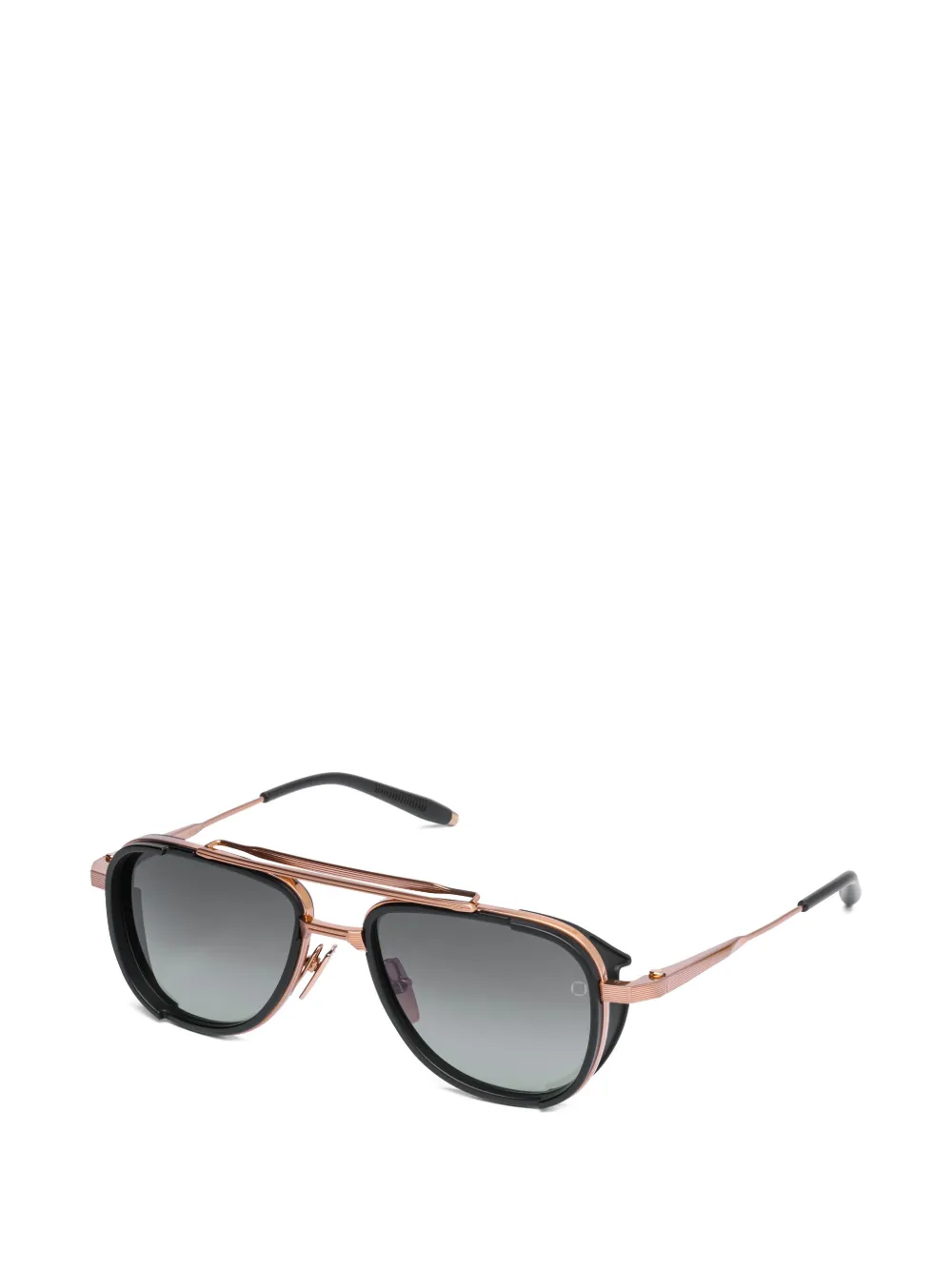  Akoni Spitzer Browline Sunglasses - Black 