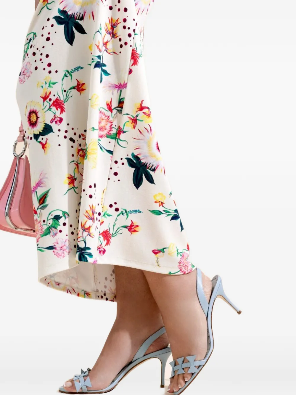 Manolo Blahnik Cigaura slingback sandalen Blauw