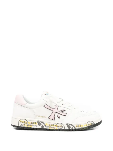 Premiata Kids logo-patch sneakers