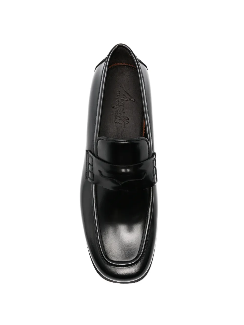 MORGILLO Leren loafers Zwart