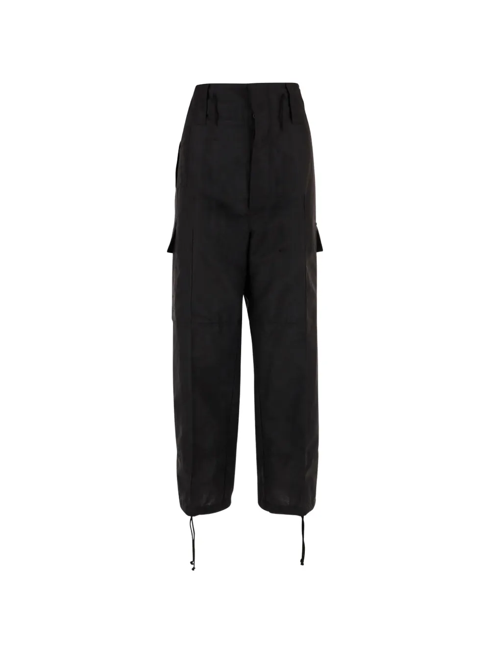 Niccolò Pasqualetti panelled drawstring pants - Nero