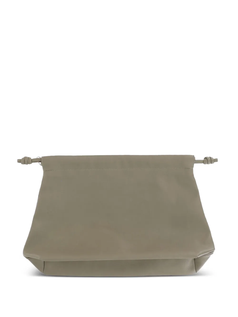 The Frankie Shop Clutch con coulisse - Verde