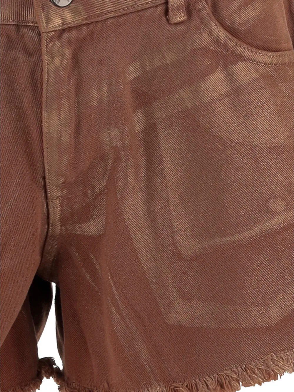 DON'T @ ME Shorts met franje Bruin