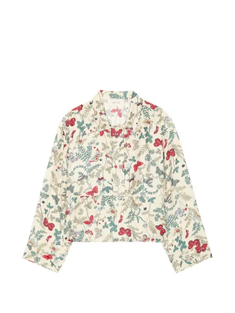 The Great. The Meadow floral top