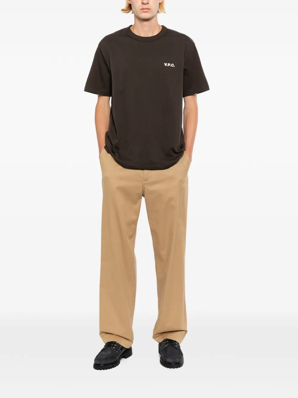 A.p.c. Camiseta Vpc - Marrón 