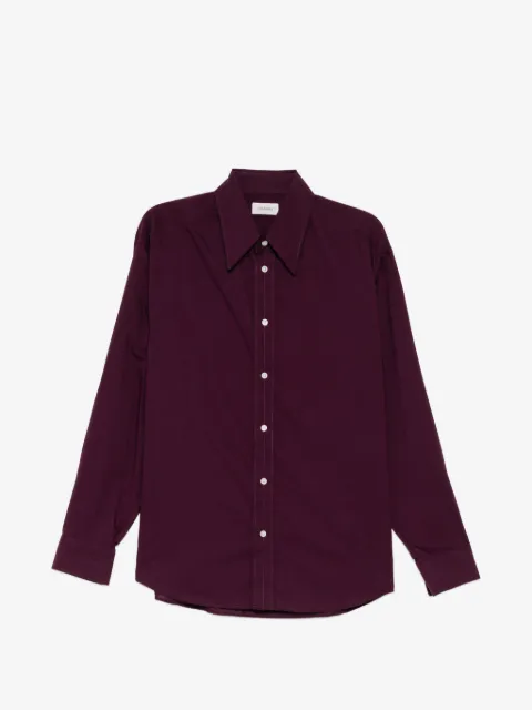 LEMAIRE soft shirt in washed cotton muslin