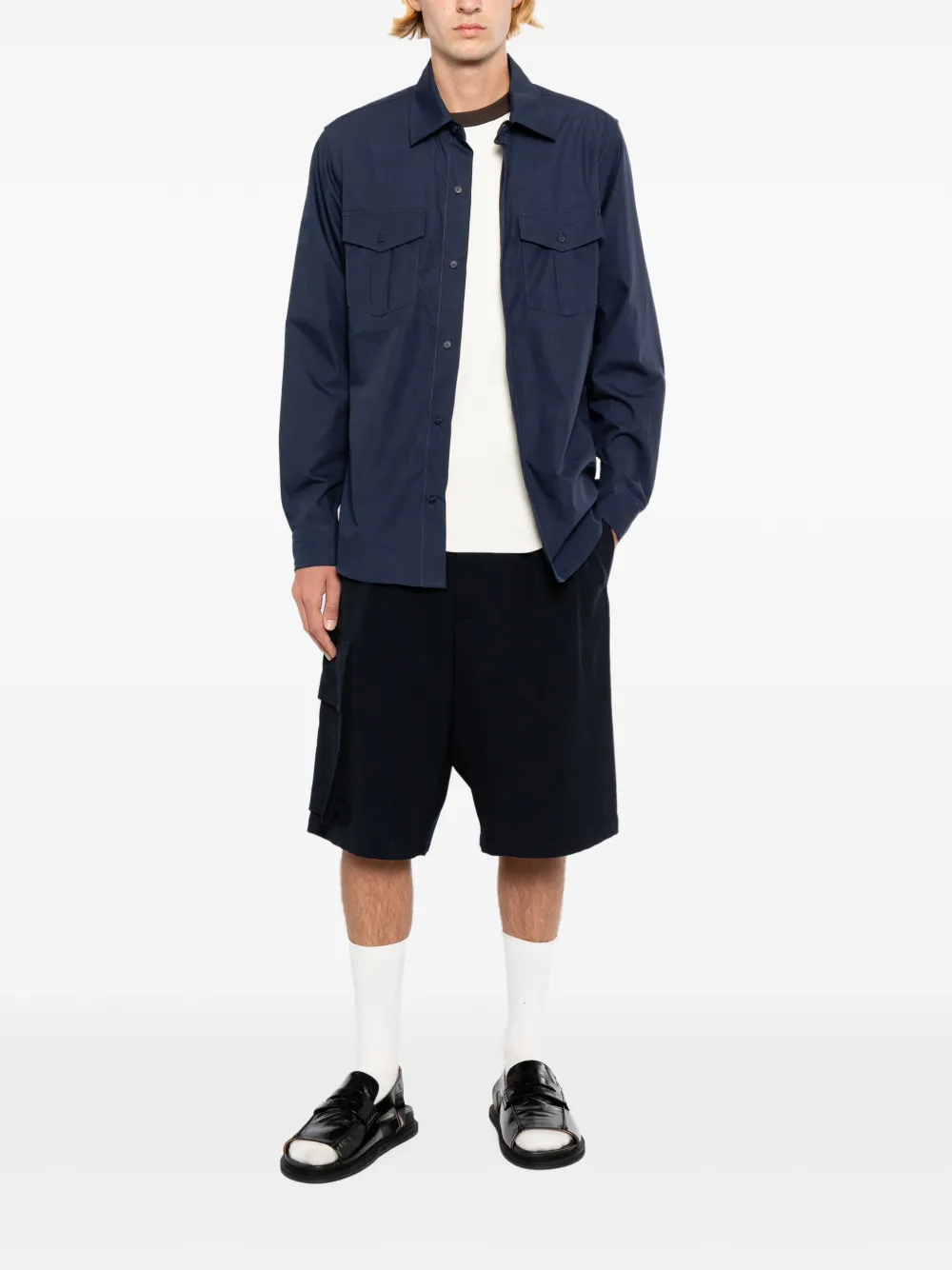 A.P.C. Warren overhemd Blauw