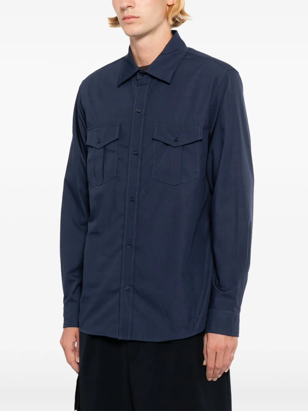 A.P.C. Warren overhemd Blauw