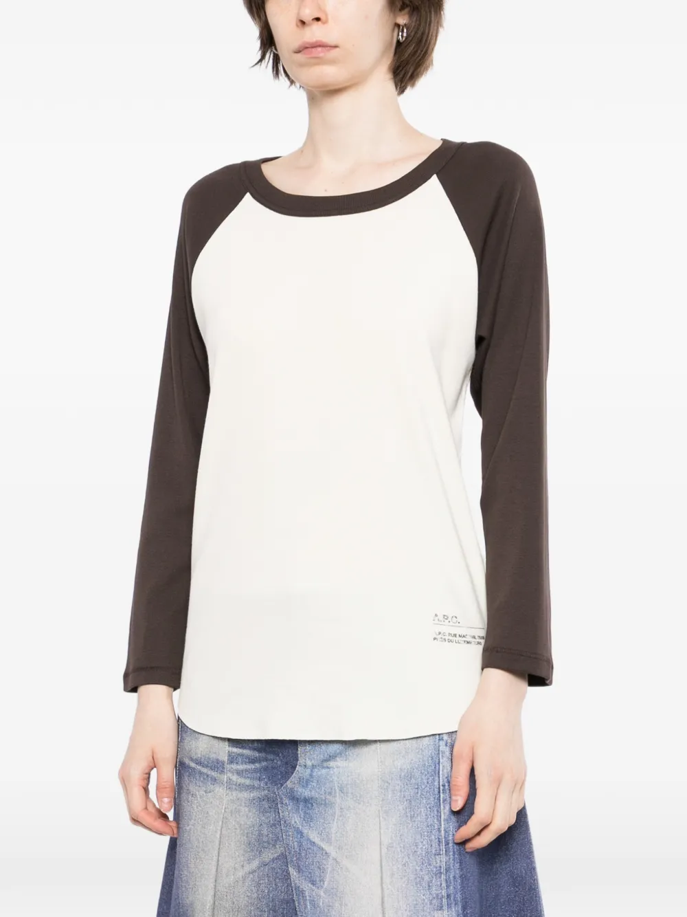  A.p.c. Camiseta Clara - Neutro 