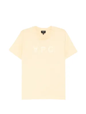 AMI Paris Ami De Coeur zigzag-embroidered T-shirt | Neutrals
