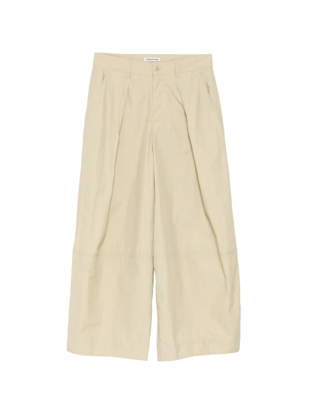 YMC Deadbeat wide-leg trousers - Toni neutri