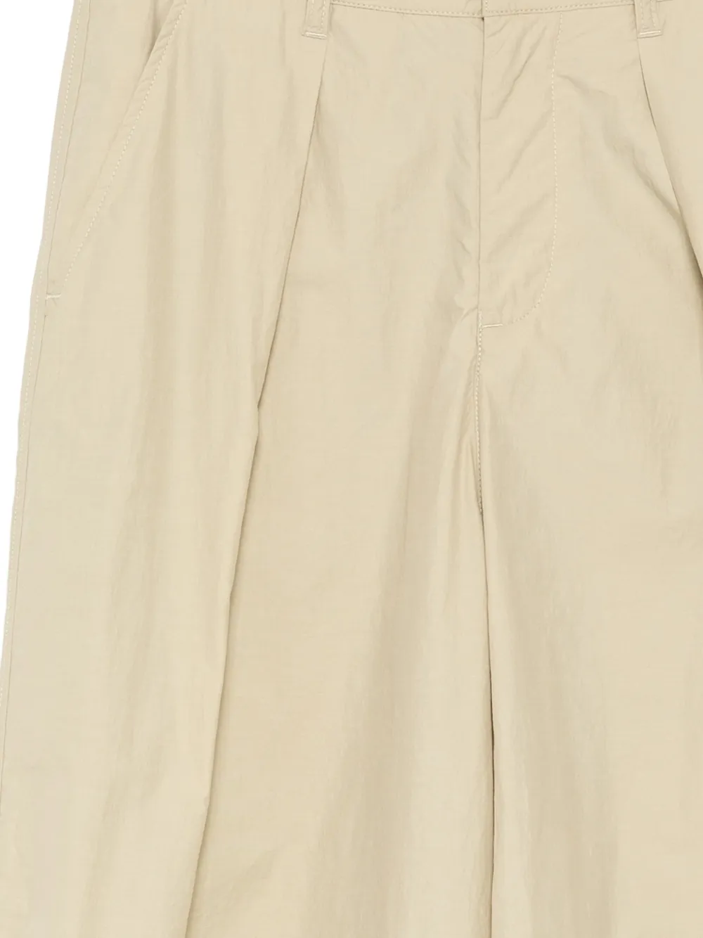 YMC Deadbeat broek met wijde pijpen Beige