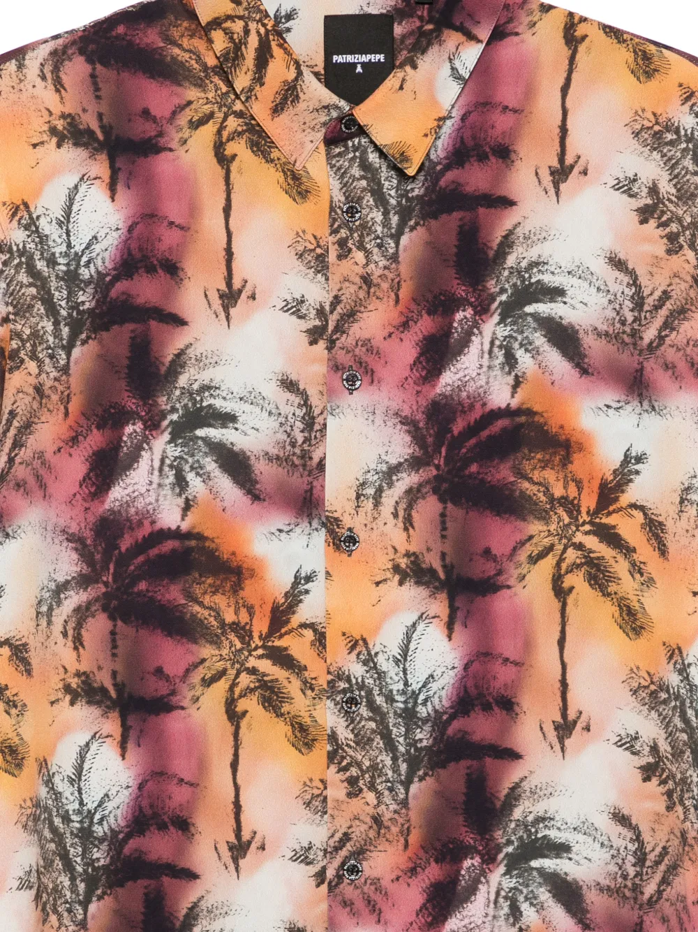 Patrizia Pepe Overhemd met print Oranje