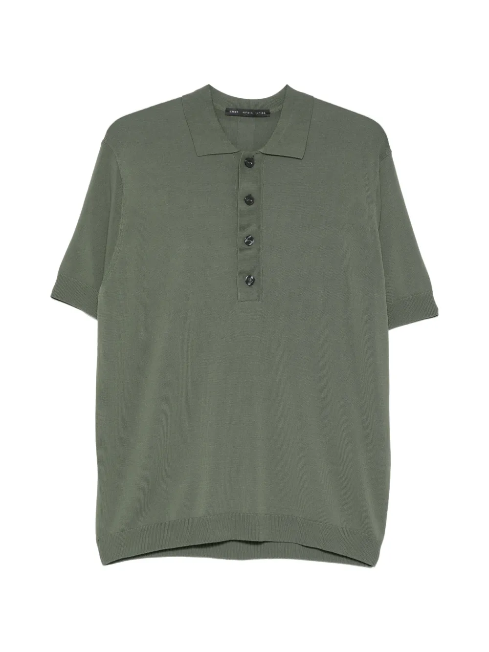 Low Brand buttoned polo shirt - Verde