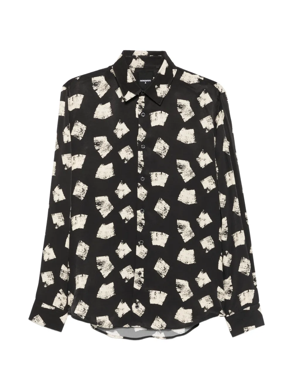 Patrizia Pepe printed shirt - Schwarz