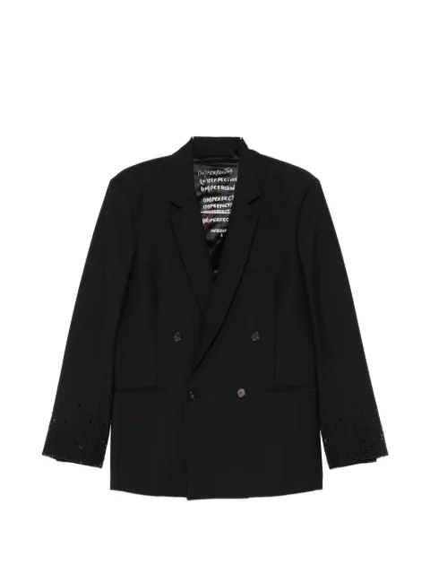 Patrizia Pepe embellished double-breasted blazer