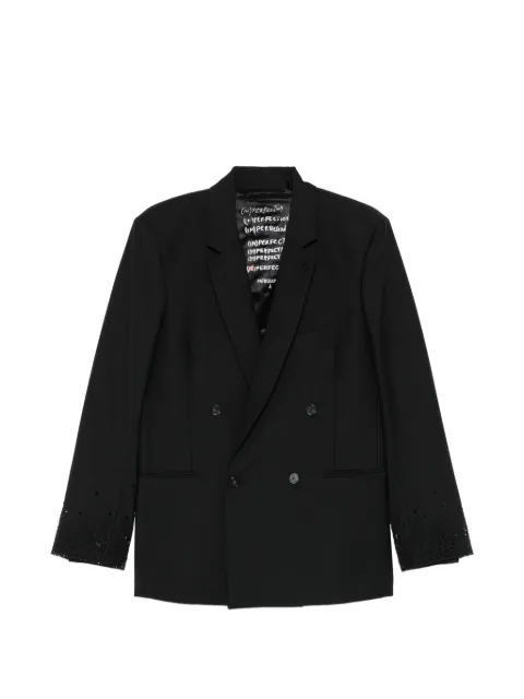 Patrizia Pepe embellished double-breasted blazer