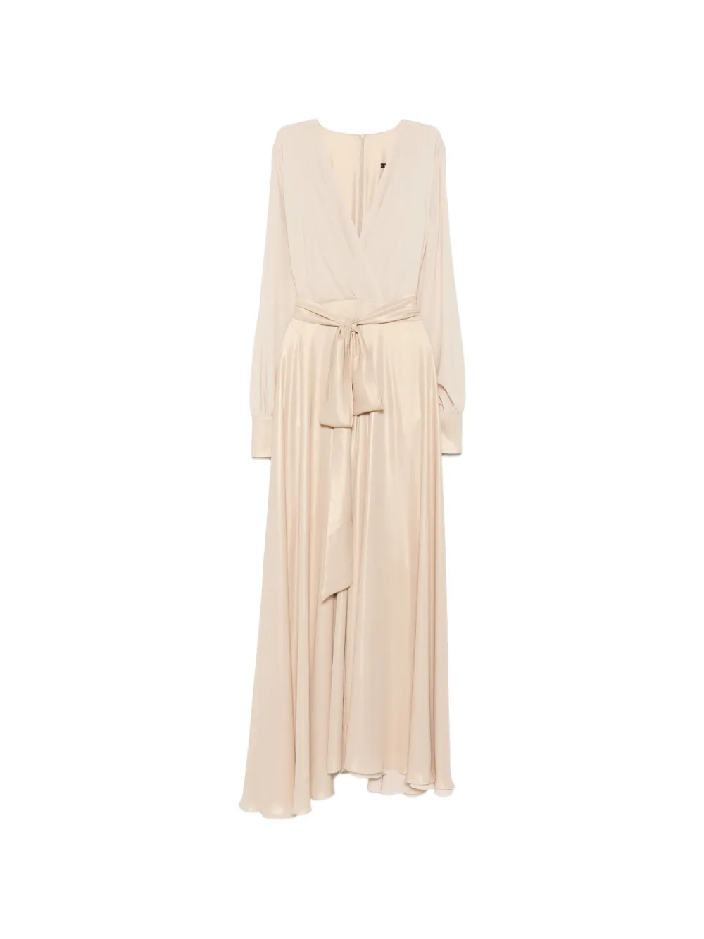 LE RJTANGE wrap-design jumpsuit - Nude