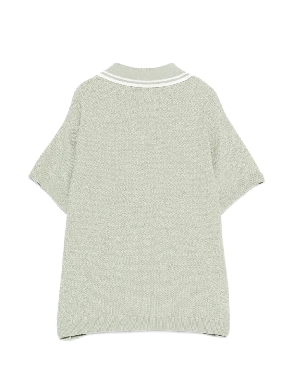 Fay Kids Wafelgebreid T-shirt Groen