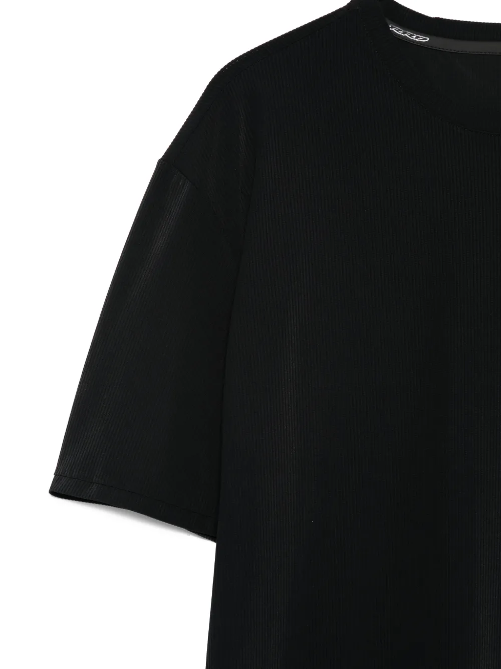 RRD Geribbeld T-shirt Zwart