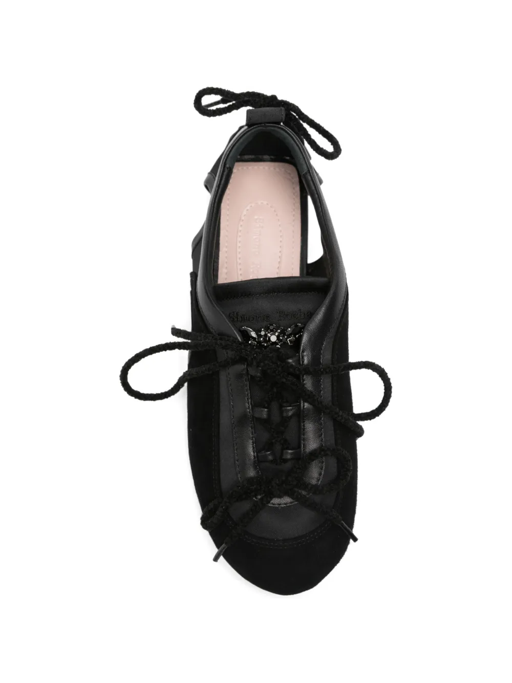 Simone Rocha Sneakers met uitgesneden details Zwart