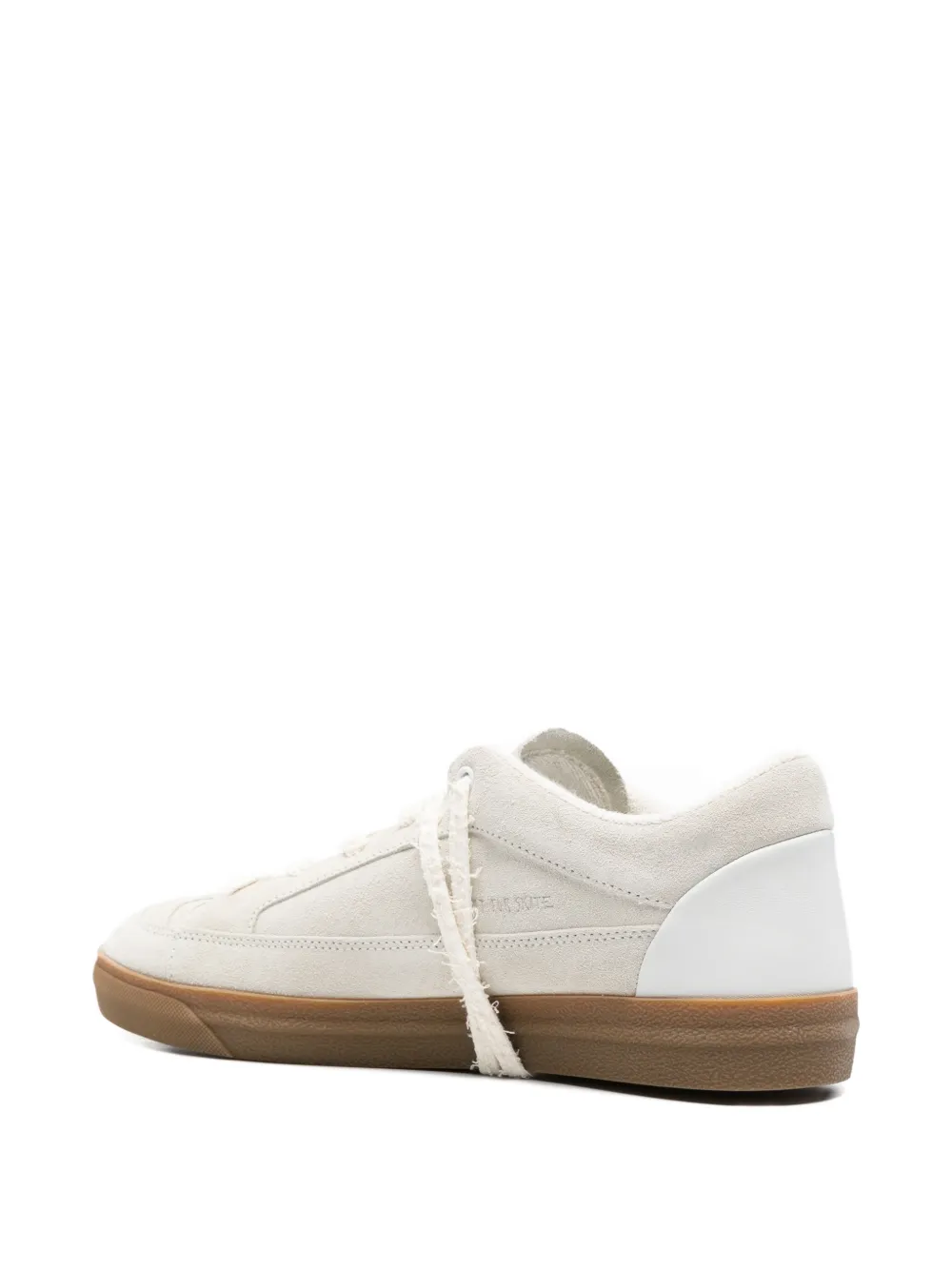SANTHA Love Cut sneakers met vlakken Beige