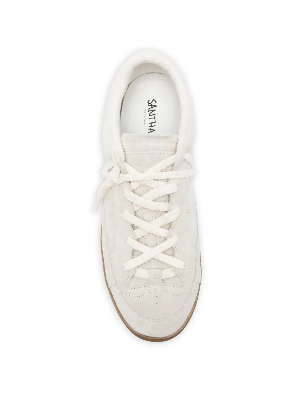 SANTHA Love Cut sneakers met vlakken Beige