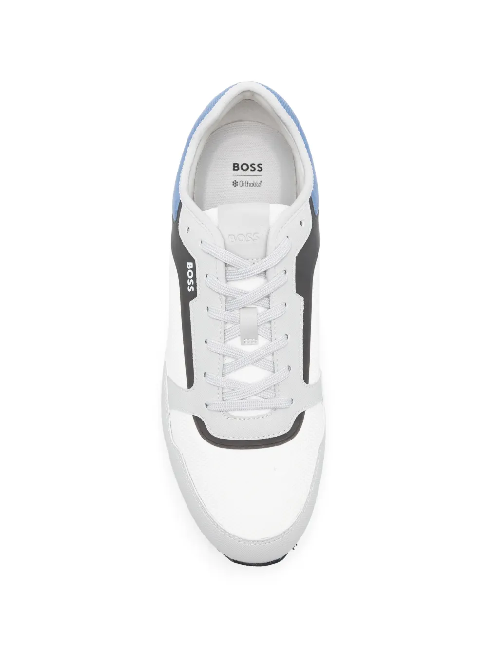 BOSS Parkour-L panelled lace-up sneakers Wit