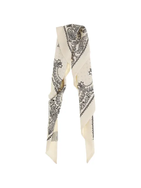Destin paisley polka-dot scarf