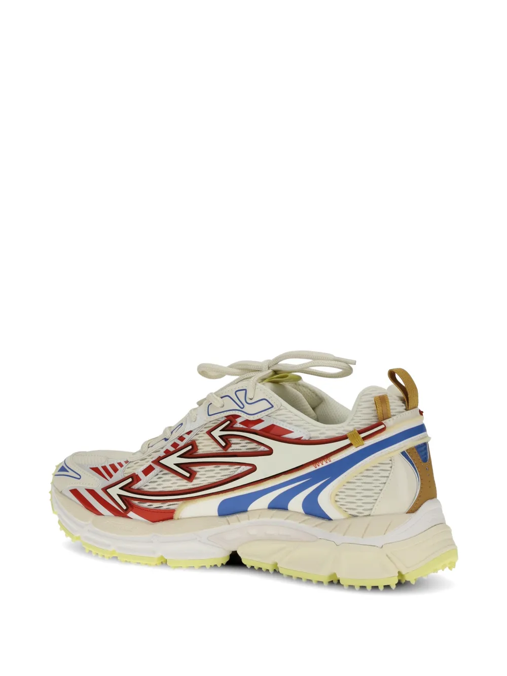 Off-White Be Right Back Arrow lace-up sneakers Beige